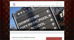 Desktop Screenshot of cityofbellevillekansas.com